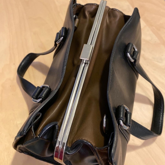 Black Satchel with Silver Detail - Picture 6 of 7